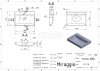MIRAGGIO Umywalka VARNA 600 (MATOWA) 0000255